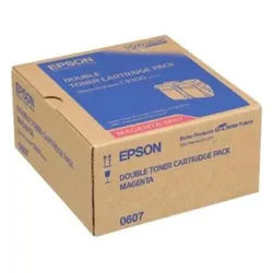 Epson S050607 Toner - 2x Magenta - Multipack