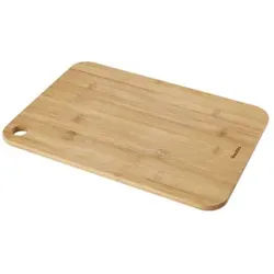 Metaltex Bamboo Line Schneidebrett, Hochwertiges Holzbrett mit Griffloch, Maße: 35 x 25 x 1,0 cm