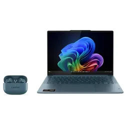 Lenovo Yoga Pro 7 14 R7-32GB-1TB + Earbuds AMD Ryzen AI 7 350 Prozessor 2,00 GHz bis zu 5,00 GHz, Windows 11 Pro 64, 1 TB SSD M.2 2242 PCIe 4.0 TLC, 14,5 Inch, Tidal Teal