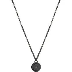 Liebeskind Berlin Edelstahlkette Liebeskind Damen-Kette Edelstahl Zirkonia schwarz