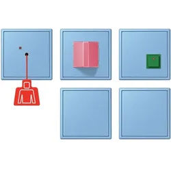 Jung Notrufset mit USV NRS LC 0834-2 256