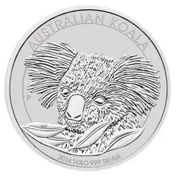 1 kg Silber Australian Koala diverse Jahrgänge (differenzbesteuert)