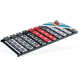 Tellerlattenrost T Flex Lattenrost de Luxe bis 300 KG Tragkraft, MONTIERT, Matratzen Perfekt, Kopfteil Nicht verstellbar, Fußteil Nicht verstellbar, Module im Hüftbereich stufenlos verstellbar 1 St. x 90 cm x 200 cm x 10 cm