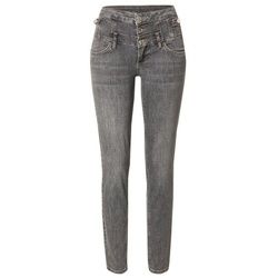 Liu Jo High-waist-Jeans RAMPY (1-tlg) Plain/ohne Details, Weiteres Detail grau 33