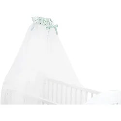 Kikkaboo Betthimmel Babybetthimmel Bear with me, 200 x 500 cm, Baldachin, Insektenschutz grün