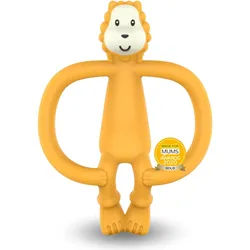 Matchstick Monkey Beißring / Zahnungshilfe für wundes Zahnfleisch verschiedene Tiermotive 1 St gelb