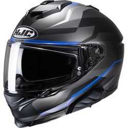 HJC i71 Nior Helm, schwarz-grau-blau, Größe 2XL