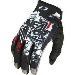 Oneal Mayhem Scarz V.22 Motocross Handschuhe, schwarz-rot, Größe M