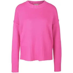 Le pull encolure ronde include fuchsia
