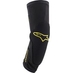 Alpinestars Paragon Plus Knie Protektoren, schwarz-gelb, Größe XL für Männer