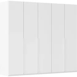 LeGer Home by Lena Gercke Kleiderschrank Schrank Garderobe Ankleide Schlafzimmer Flur SERINA Eyecatcher (3 verschiedene Ausstattungen BASIC/CLASSIC/PREMIUM (inkl. SOFT-CLOSE) in 6 Breiten (101 - 401 cm) mit Front Glas oder Dekor MADE IN GERMANY weiß 251 cm x 223 cm x 61 cm