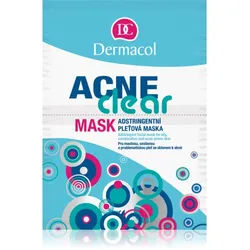 Dermacol Acne Clear Gesichtsmaske für problematische Haut, Akne 2x8 g