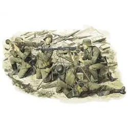 1:35 German MG42 Heavy Machine Gun Team