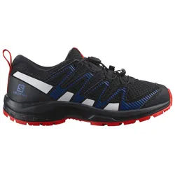 Salomon XA Pro V8 Kinderschuh black/lapis blue/fiery red 33