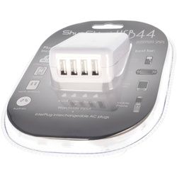 Reise-Ladegerät, Travelcharger, universal SPC10 USB 44, output 4 x USB port, DC 5V, 2A