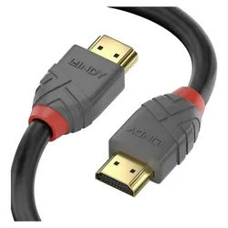 Lindy LINDY Anschlusskabel HDMI-A Stecker, HDMI-A Stecker 20.00 m Schwarz, HDMI-Kabel, (2000.00 cm) grau|schwarz