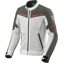 Revit Airwave 3 Motorrad Textiljacke, grau-weiss, Größe 2XL