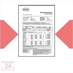 Werks Kalibrierung Bügelmesschrauben 3 Pkt. > 25 mm - 100 mm in einem DAkkS akkreditiertem Prüflabor Inkl. PDF Werks-Kalibrierschein rückführbar auf DKD / DAkkS Normal