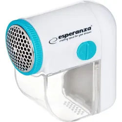 Esperanza ECS003T Cuddly white and turquoise clothes shaver, Fusselentferner, Mehrfarbig