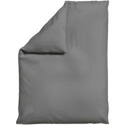 Schlafgut Bettdeckenbezug , Grau , Textil , Uni , 155x220 cm , Textiles Vertrauen - Oeko-Tex®, AZO-frei, Bsci, Oeko-Tex® Standard 100, Oeko-Tex® Made IN Green , pflegeleicht, atmungsaktiv, bügelleicht, schadstoffgeprüft, weiche und anschmiegsame Oberfläche, bio , Heimtextilien, Bettwäsche & Leintücher, Bettwäsche, Jersey-bettwäsche