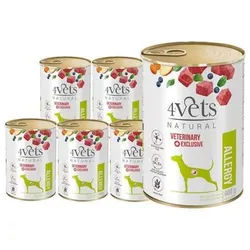 4 Vets Hundeallergie 6x400g