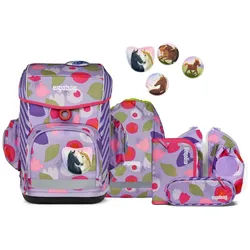 ergobag cubo light 6-teiliges Schulrucksack-Set 2025 BlütenzauBär