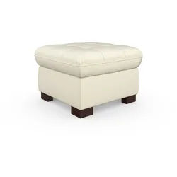 sit&more Hocker Luxor, auch erhältlich in dem besonders leicht mit Wasser zu reinigen weiß