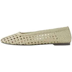 Next Forever Comfort® Schuhe aus geflochtenem Leder Ballerina (1-tlg) grün 37,5 EU