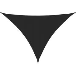 vidaXL Sonnensegel Oxford-Gewebe Dreieckig 3x4x4 m Schwarz