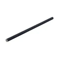 Greenbox Jumbo Strohhalme, 23 cm, Ø 0,8 cm, Nachhaltige Jumbo Trinkhalme aus Papier, 1 Karton = 23 Packungen à 150 Stück, Farbe: schwarz