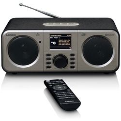 Lenco DIR-141BK Internetradio mit DAB+, Bluetooth und Spotify Connect, schwarz, versch. Farben