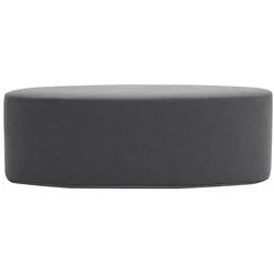 Softline Hocker Bon-Bon grau, Designer busk+hertzog, 100x33x40 cm