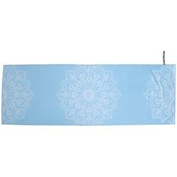 Pure2Improve Yoga Handtuch blau