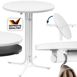 Stehtisch Weiß 110x70cm klappbar