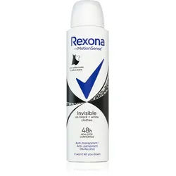 Rexona Invisible Black and White Antitranspirant-Spray gegen Schweissflecken 150 ml