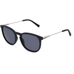 Timberland TB9291-H Herren-Sonnenbrille Vollrand Panto Kunststoff-Gestell, Schwarz