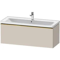 Duravit D-Neo Waschtischunterbau wandhängend Taupe Matt 1184x452x440 mm - DE4291034910000 DE4291034910000