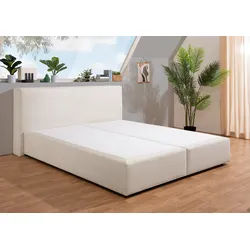 Boxspringbett »Åby«, Bonellfederkern in H2 oder 3, Tonnentaschenfederkern in H2, H3 oder H4, creme-beige, 12768566-0 Cord ohne Matratze/ohne Topper