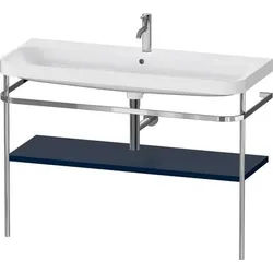 Duravit Happy D.2 Plus c-shaped Set mit Metallkonsole Nachtblau Seidenmatt 1175x490x850 mm - HP4839O HP4839O98980000