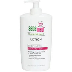 Sebamed Urea Akut 10% Lotion, parfumfrei, Feuchtigkeits-Lotion mit Süßmandel√∂l für Männer und Frauen 400 ml