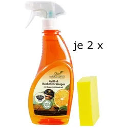 HSP Hanse Shopping GmbH 2er Set Clever Clean Backofenreiniger + 2x Ofenreiniger Grillreiniger Backofenreiniger