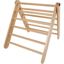 Jimmylee Kletterdreieck , Buchefarben , Holz , Buche , massiv , 74x65x63 cm , EN 71 , Spielzeug, Holzspielzeug