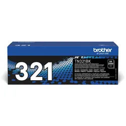 Brother Toner TN-321BK Schwarz (ca. 2500 Seiten) Tintenpatrone schwarz