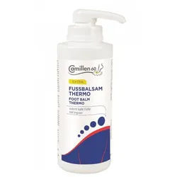 Camillen 60 Fußpflegecreme Fussbalsam Thermo - wärmt kalte Füße mit Ingwer 500 ml mit Pumpe