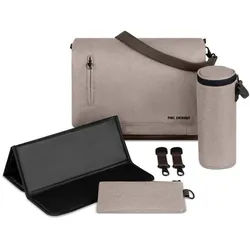 ABC Design Wickeltasche , Beige , Textil , 32x29x16 cm , EN 1888 , Baby on Tour, Kinderwagen, Wickeltaschen & Wickelrucksäcke