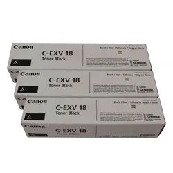 Canon C-EXV18 Toner Black Pack Of 3