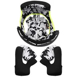 LS2 MX437 Fast Evo Innenfutter & Wangenpolster, schwarz, Größe XS