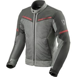 Revit Airwave 3 Motorrad Textiljacke, grau-rot, Größe L