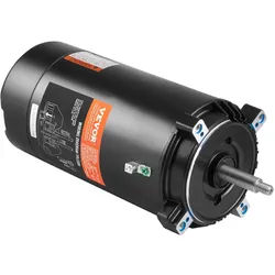 VEVOR 1,5 PS Poolpumpenmotor, 56J Rahmen, 115V(13,6 Ampere)/230V(6,8 Ampere) 3450 U/min, 60Hz, 1.3 Betriebsfaktor, 90μF/250V Kondensator, CCW Rotation Rundflansch Ersatzmotor