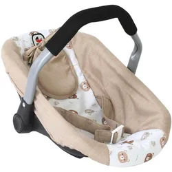 CHIC2000 Puppen Autositz für Puppen bis Größe 50 cm beige